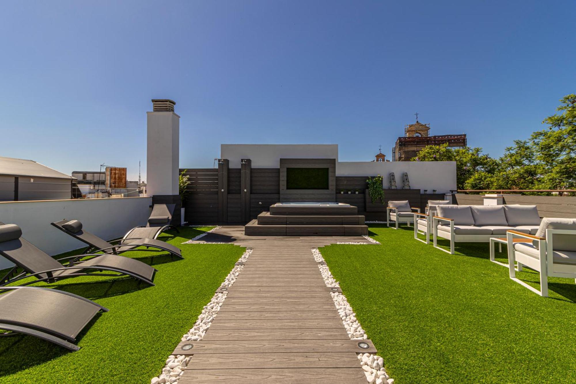 Allo Apartments Plateros Centro Jacuzzi Comunitario Jerez de la Frontera Dış mekan fotoğraf