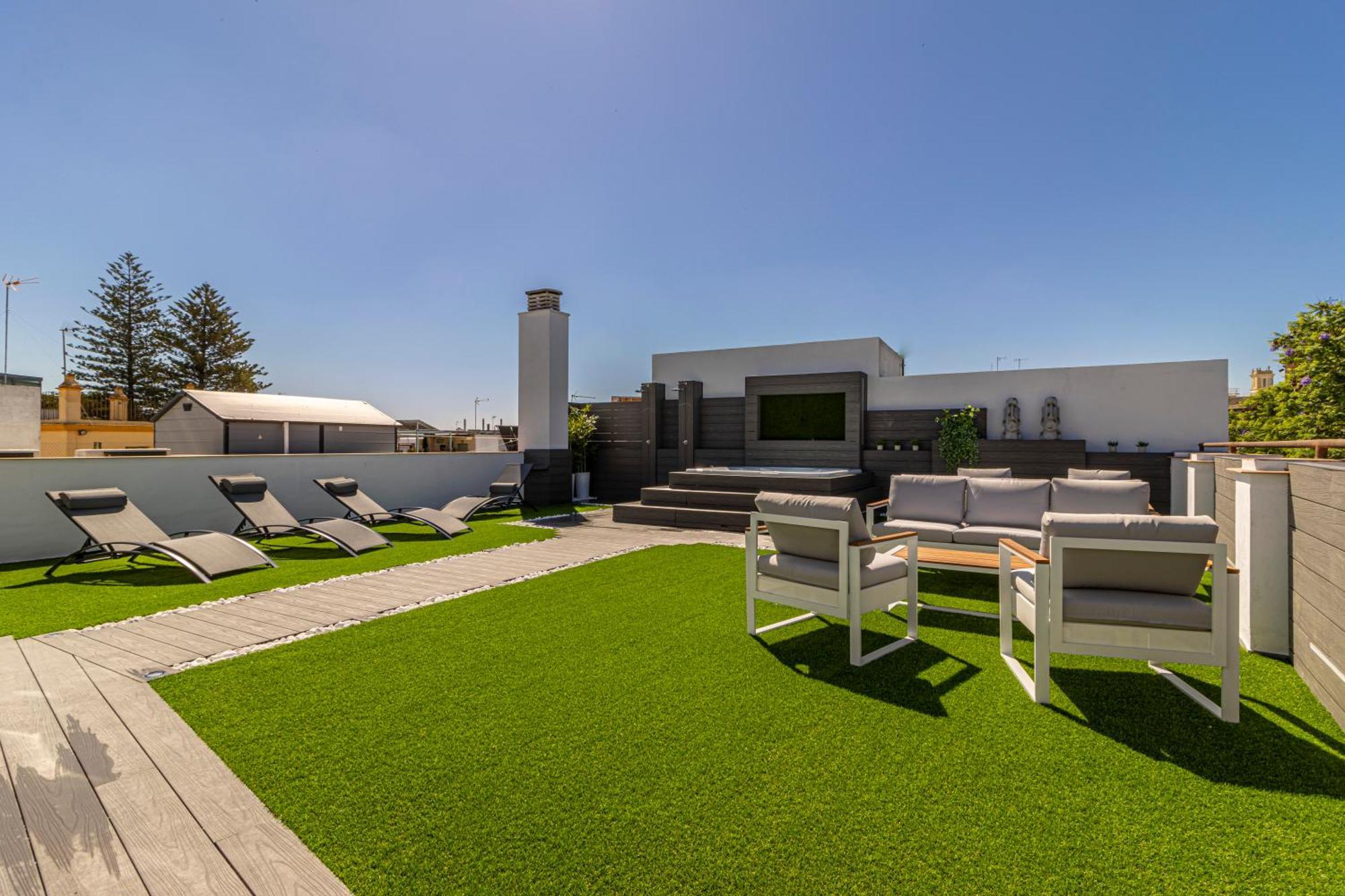 Allo Apartments Plateros Centro Jacuzzi Comunitario Jerez de la Frontera Dış mekan fotoğraf